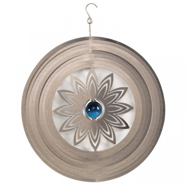12 Inch Floral Orb Spinner