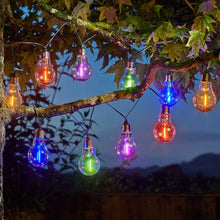 10 Eureka! Neon-Esque Solar Lightbulb String Lights