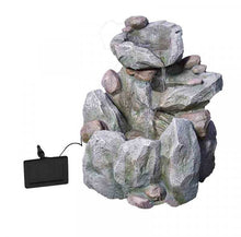 Rock Fall Fountain Solar Water Feature
