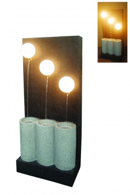 3 Pouring Glowing Globes