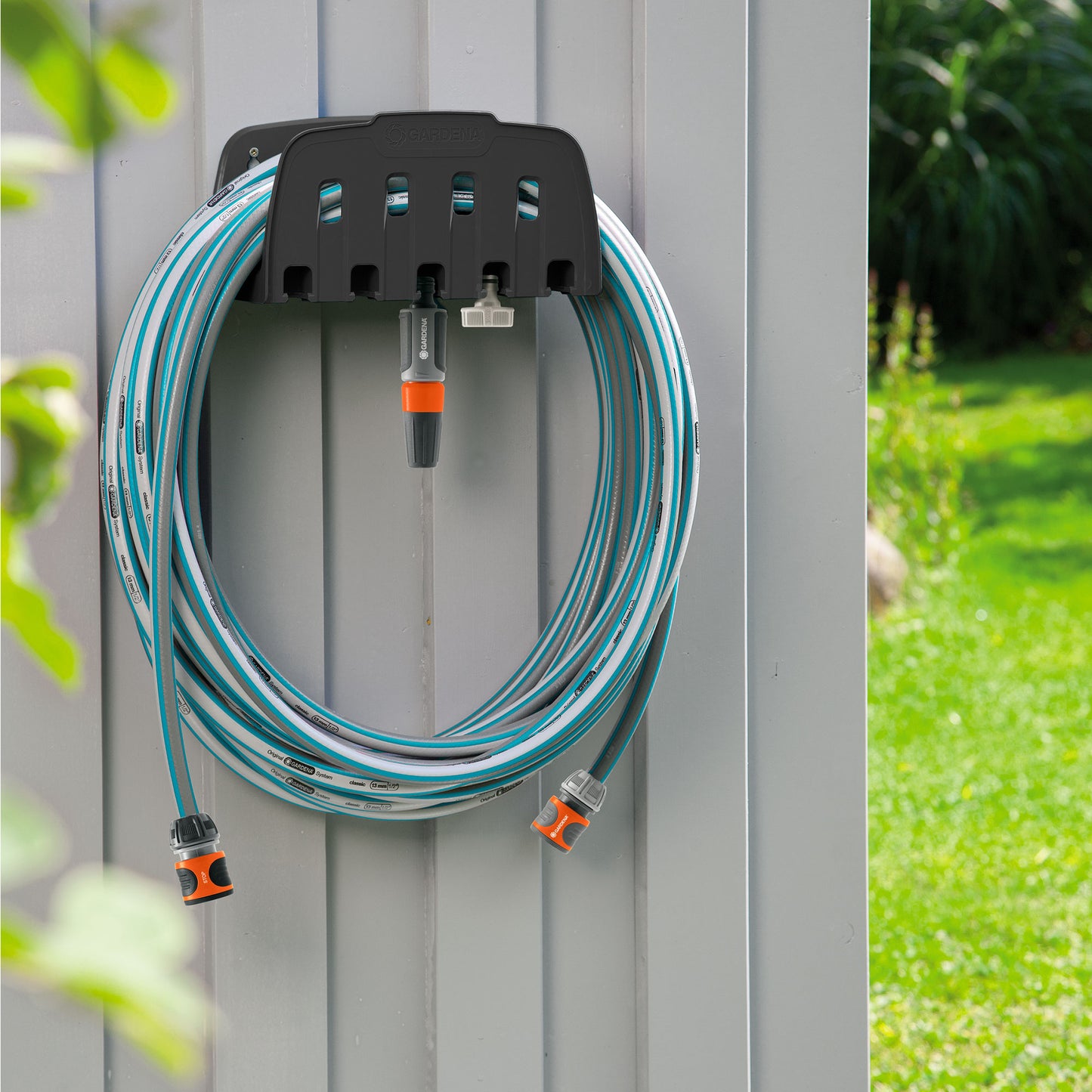 Gardena Wall Hose Bracket & Attachment Holder