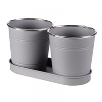 1 Litre Herb Pots - Slate