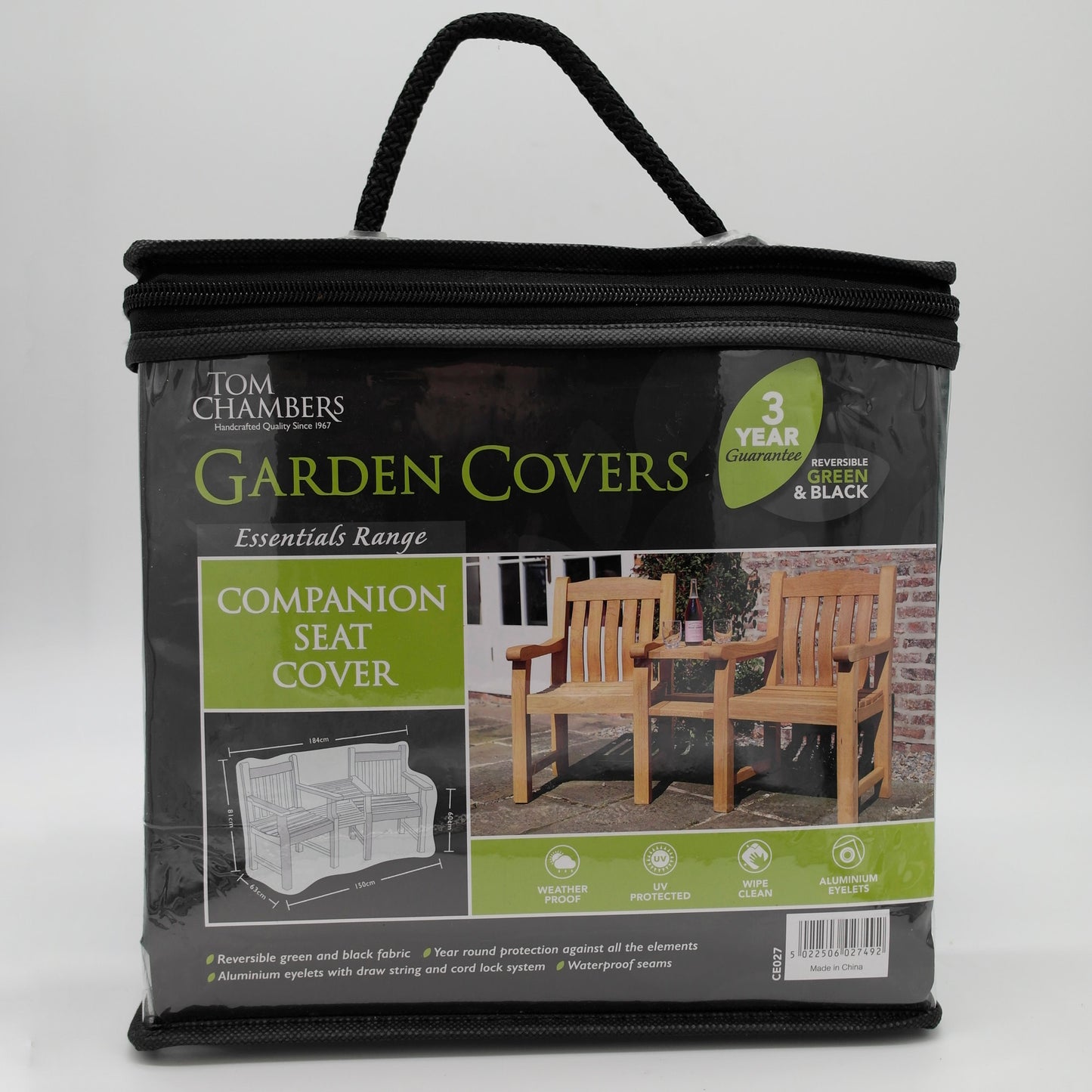 Tim Chambers Companion Seat Garden Cover