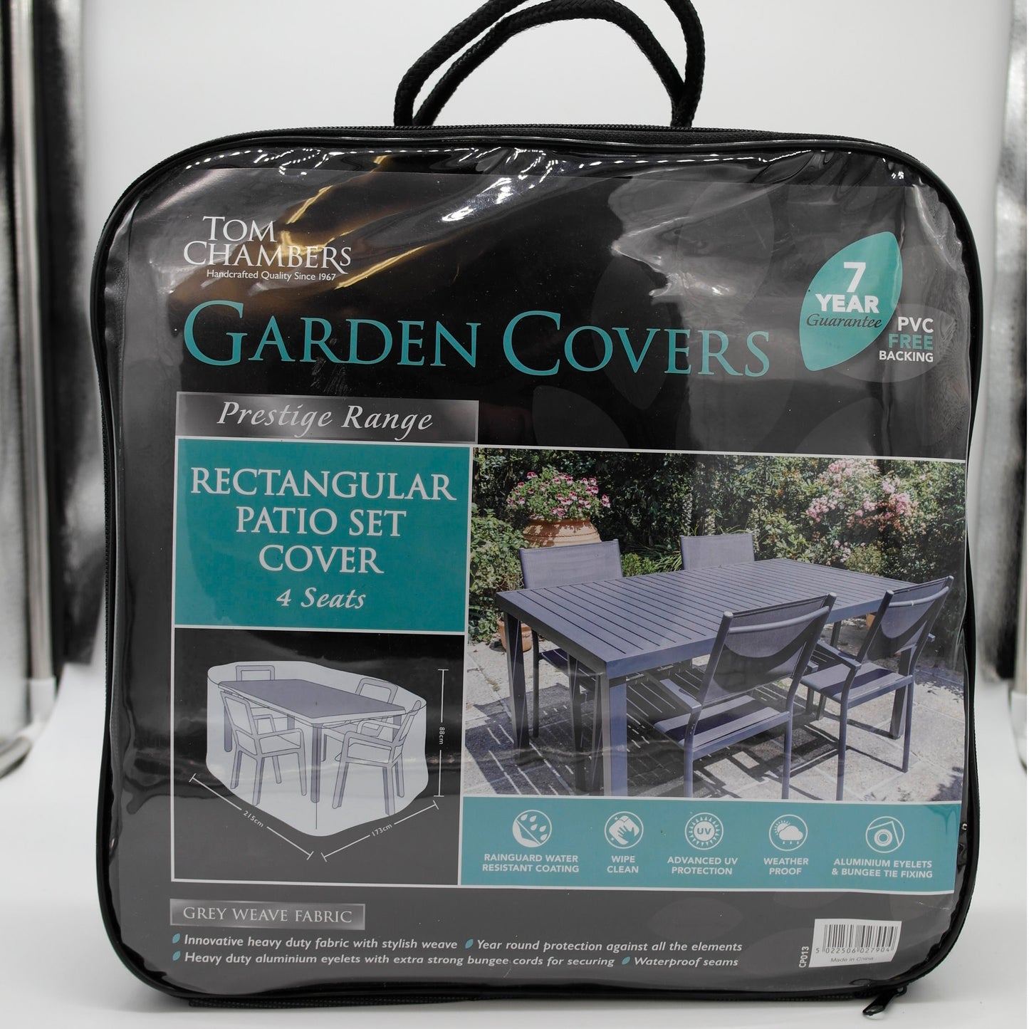 Tom Chambers Rectangular Patio Set Garden Cover (4 Seater)