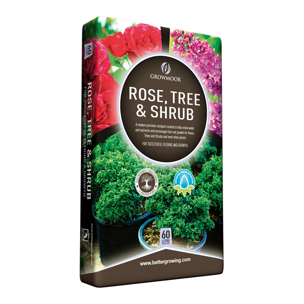 Growmoor Rose Tree & Shrub Compost 60L