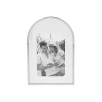 Silver Curve Arch Photo Frame 4x6