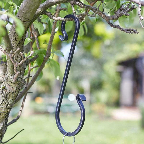 Forge Tree Hook Feeder/Basket/Lantern Hook 12in