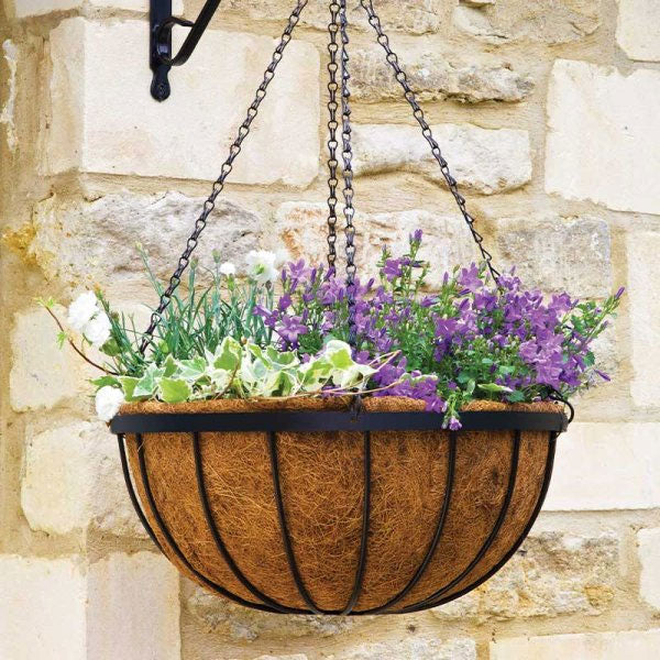 Saxon Hanging Plant Basket 14in