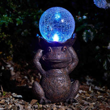 Gazing Frog Solar Garden Ornament