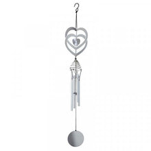 Outdoor Hanging Crystal Heart Wind Chime