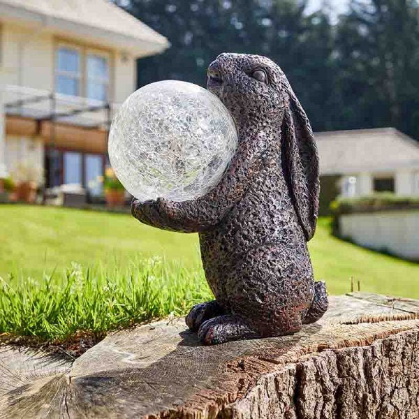 Hare Magic Solar Outdoor Garden Ornament