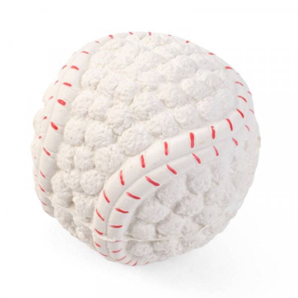 Squeaky 9cm Latex Pooch Dog Ball - Assorted