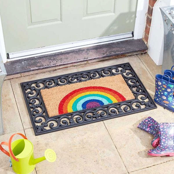 Rainbow Door Mat 53x23cm
