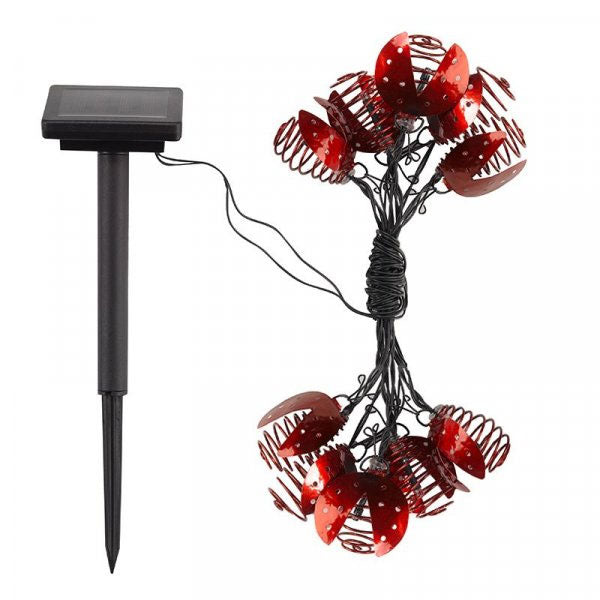10 Ladybird Solar String Lights