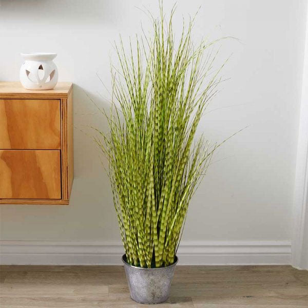 Artificial Faux Zebra Grass Plant 90cm