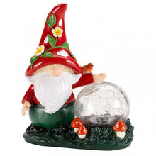 Woodland Wizard Solar Garden Ornament 20cm