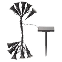 10 MultiSpot Solar Garden Path Stake Lights