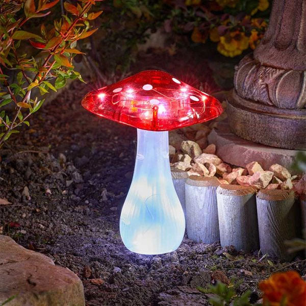 Magic Mushroom Solar Stake Light 19cm