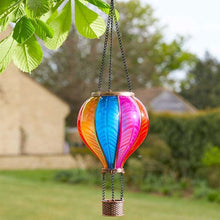 Rainbow Flaming Balloon Solar Light Decoration