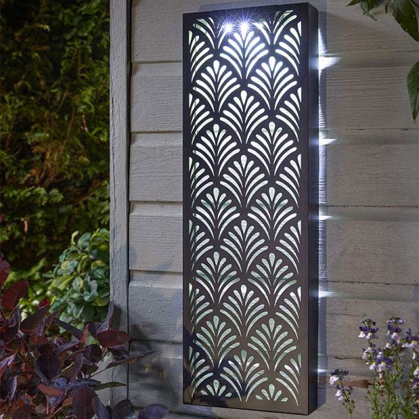Illumina DécorPanel Solar Outdoor Wall Decor - Papyrus