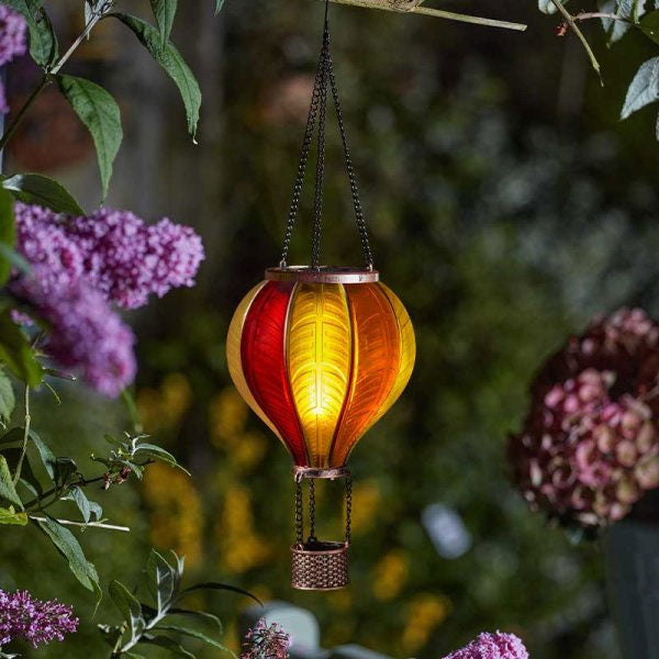 Sunset Flaming Balloon Solar Hanging Light