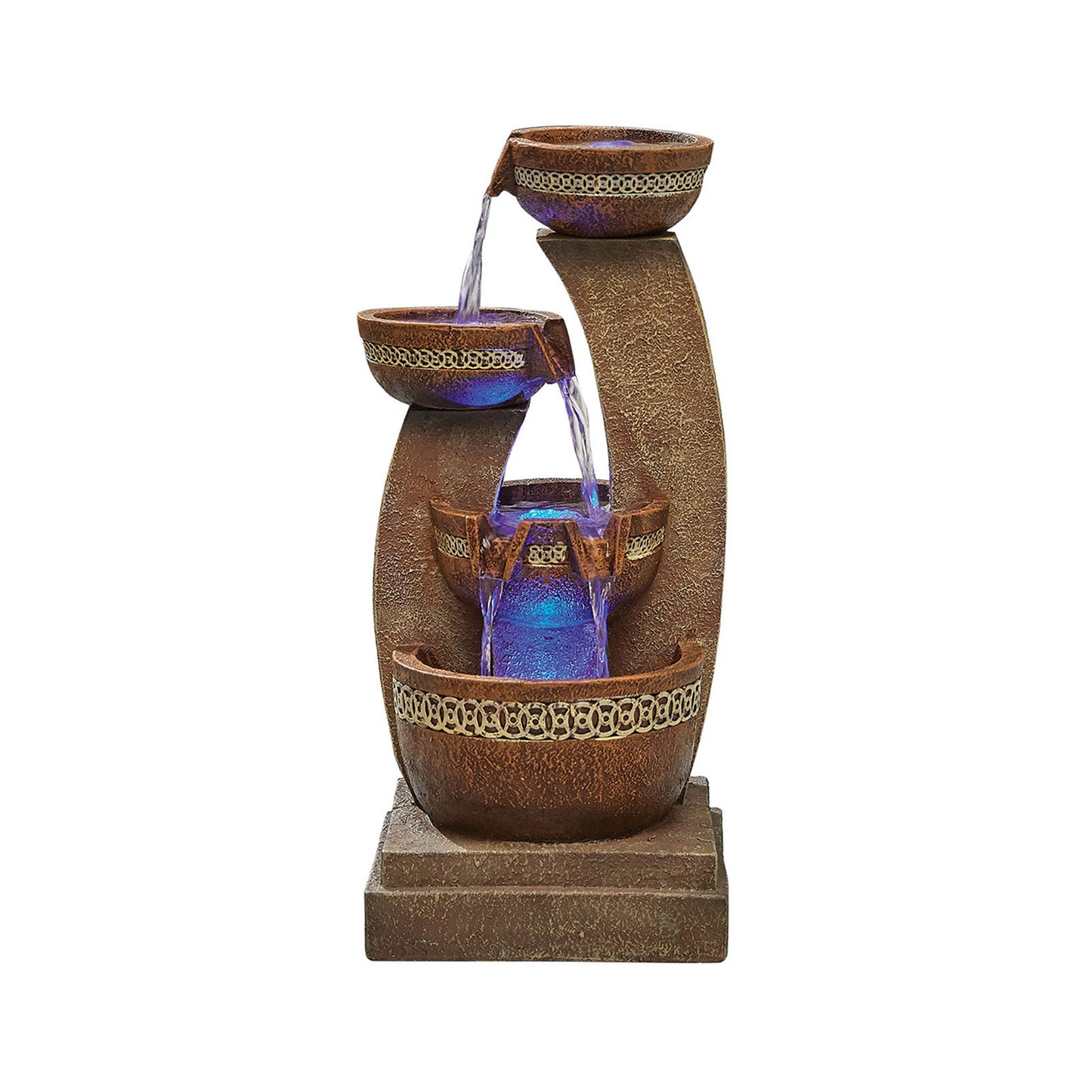 Azure Columns LED Water Feature