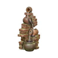 Flowing Jugs LED Water Feature