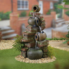 Flowing Jugs LED Water Feature