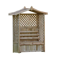 Tansley Seated Storage Wooden Arbour