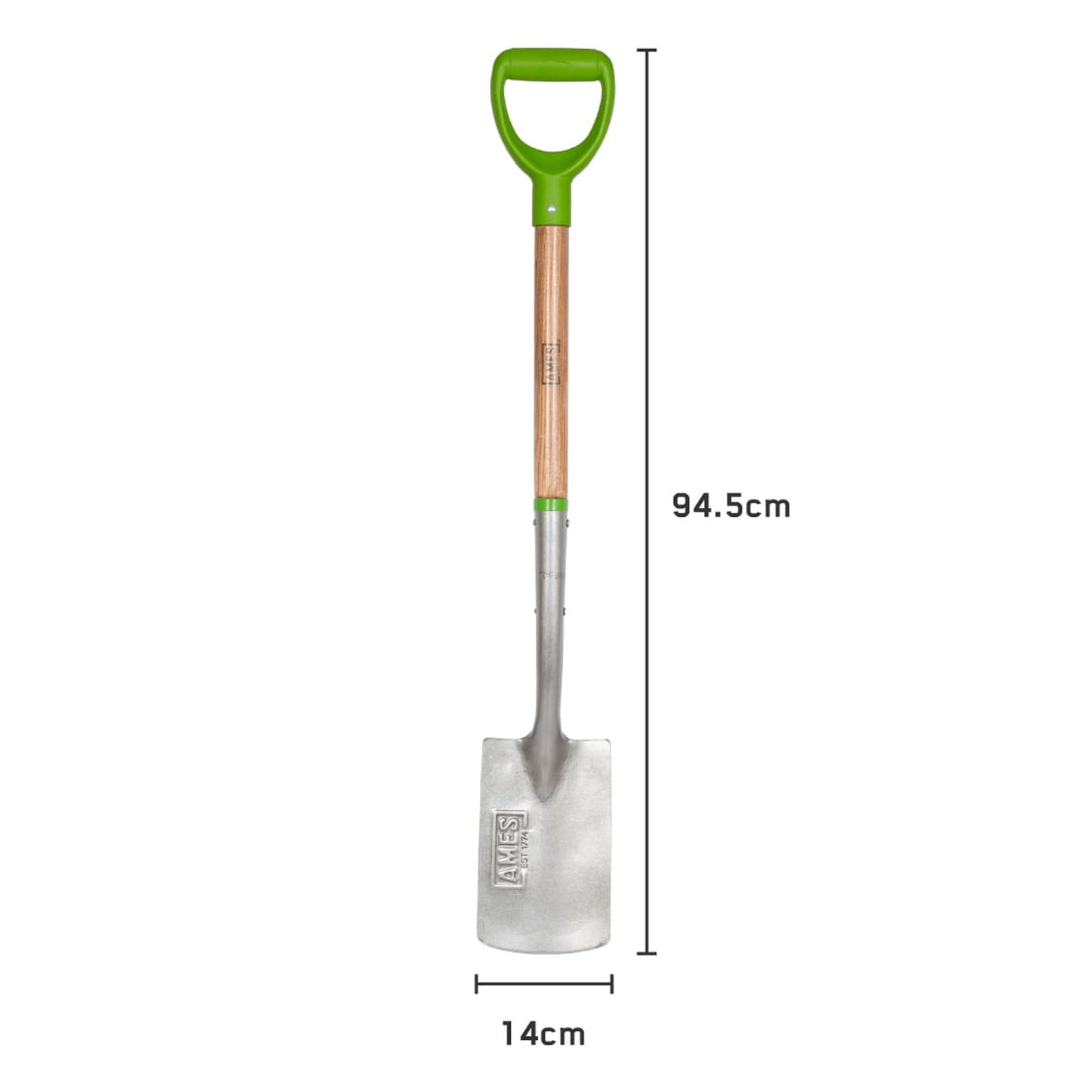 Ames Carbon Steel Border Spade