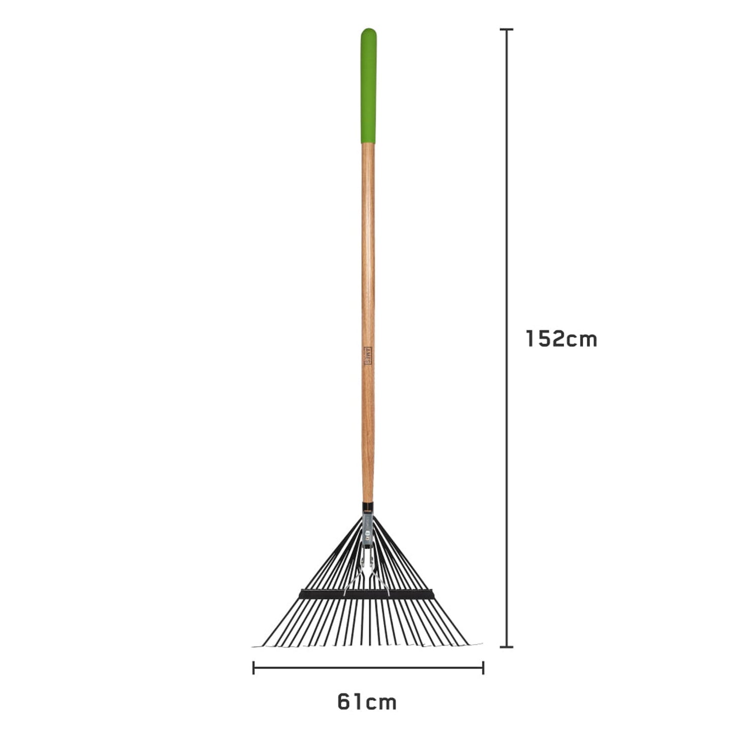Ames Carbon Steel Flat Tine Leaf Rake
