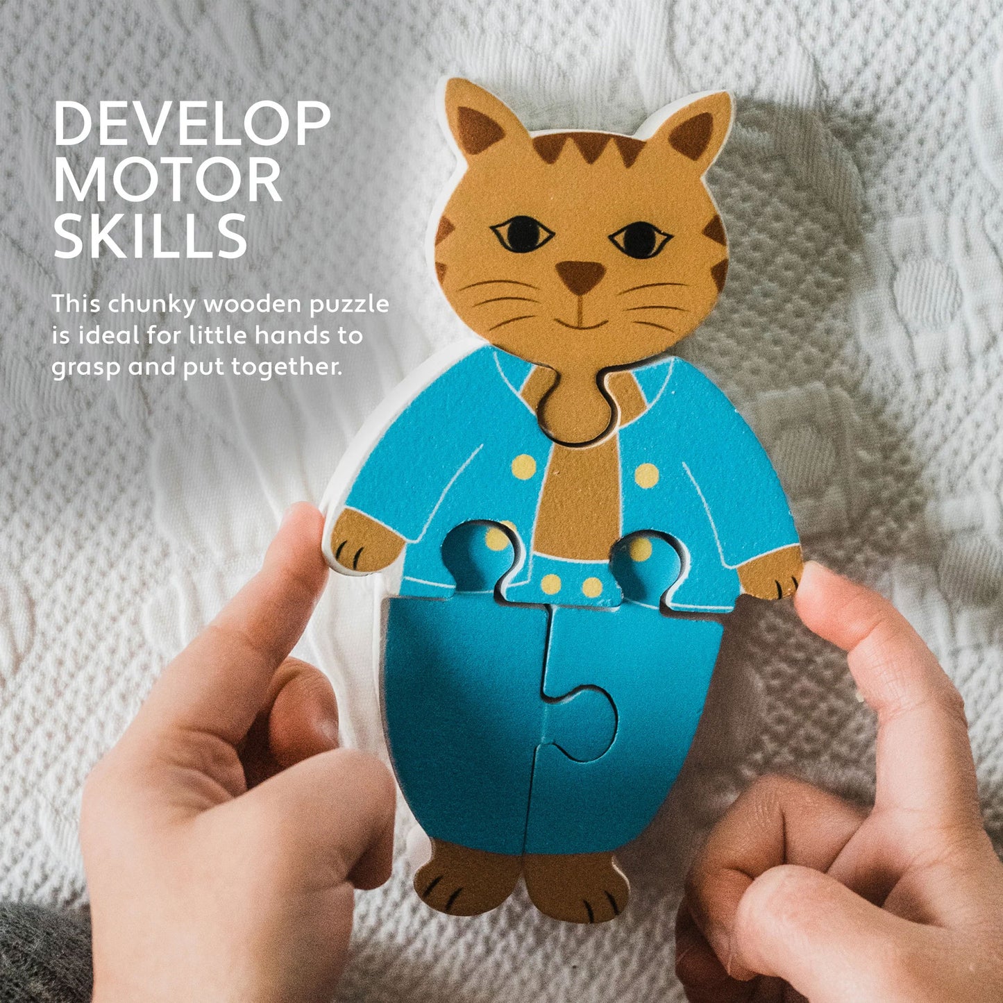 Peter Rabbit Tom Kitten Wooden Puzzle