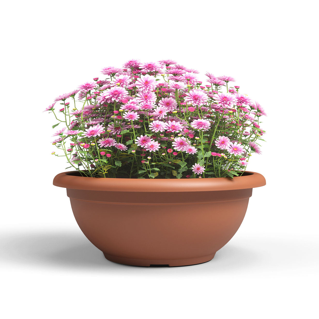 Venezia Plastic Bowl Terracotta 30cm