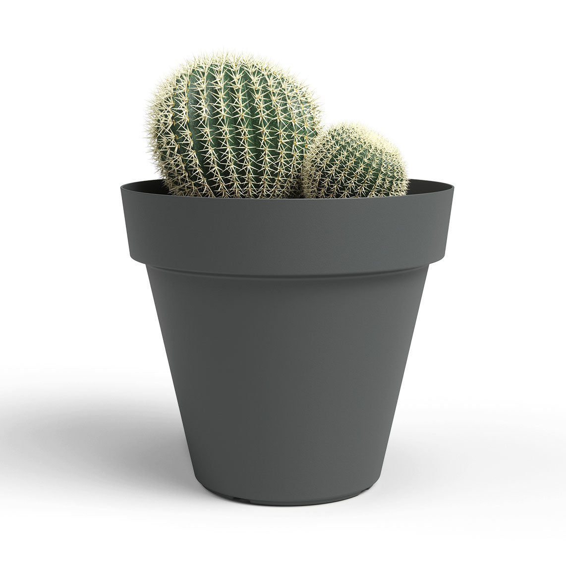 Capri Plastic Pot Anthracite 30cm