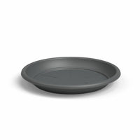 Round Plastic Saucer Anthracite 13cm