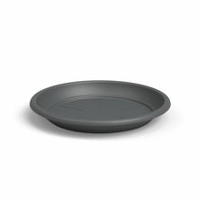 Round Plastic Saucer Anthracite 35cm