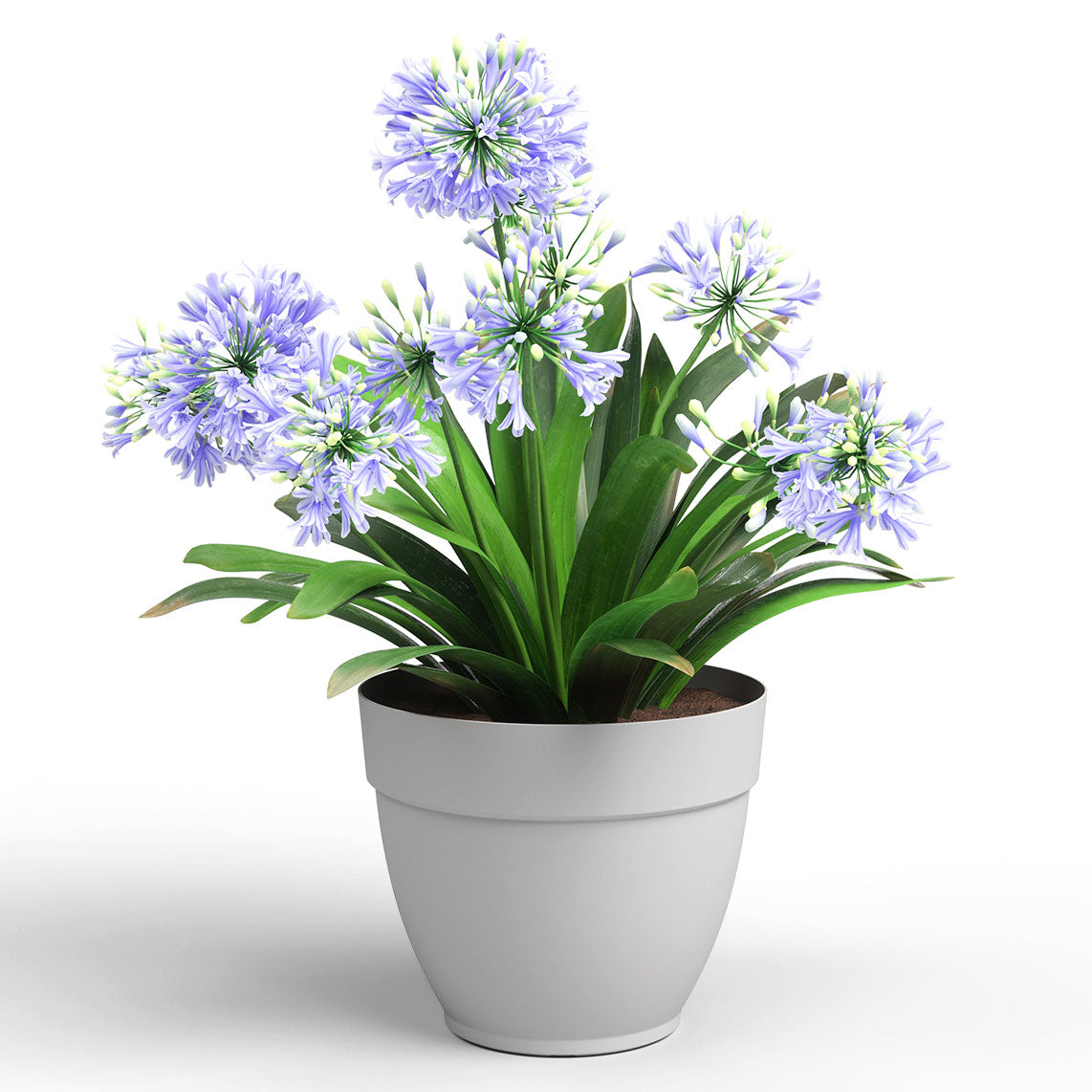 Capri Campana Pot Light Grey 30cm