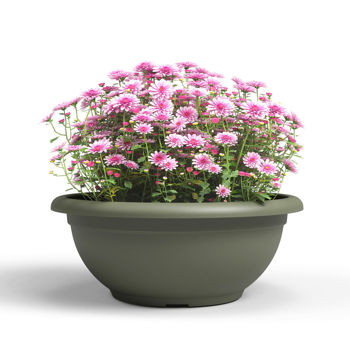 Venezia Plastic Bowl Dry Green 30cm