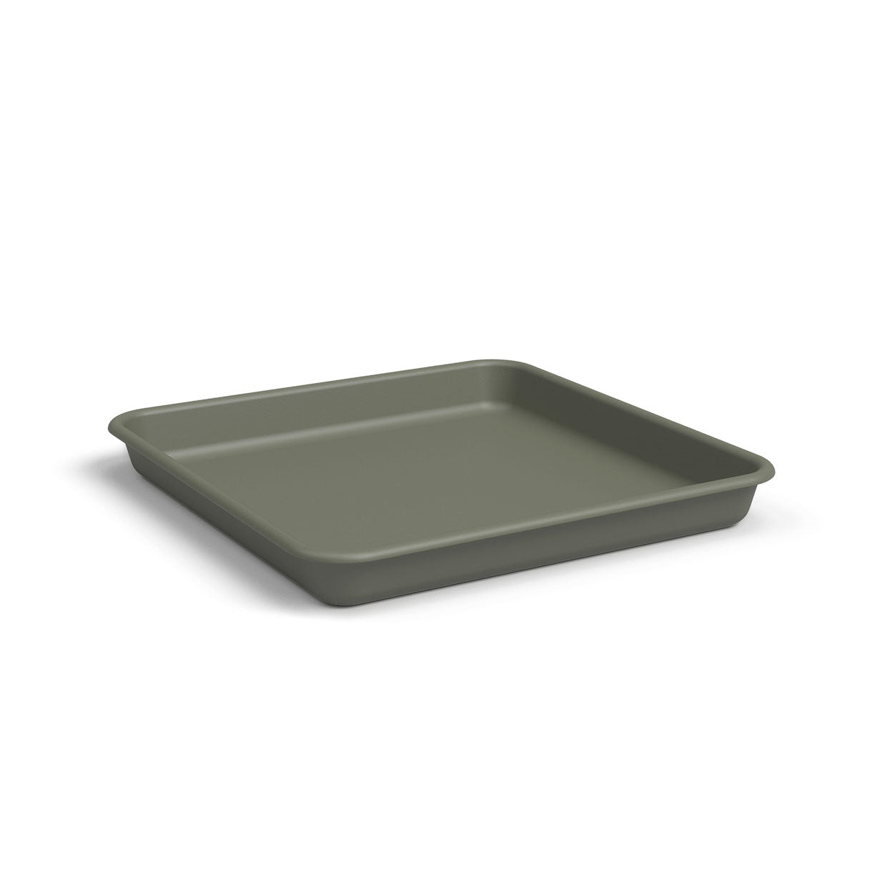 Venezia Plastic Square Saucer Dry Green 30cm