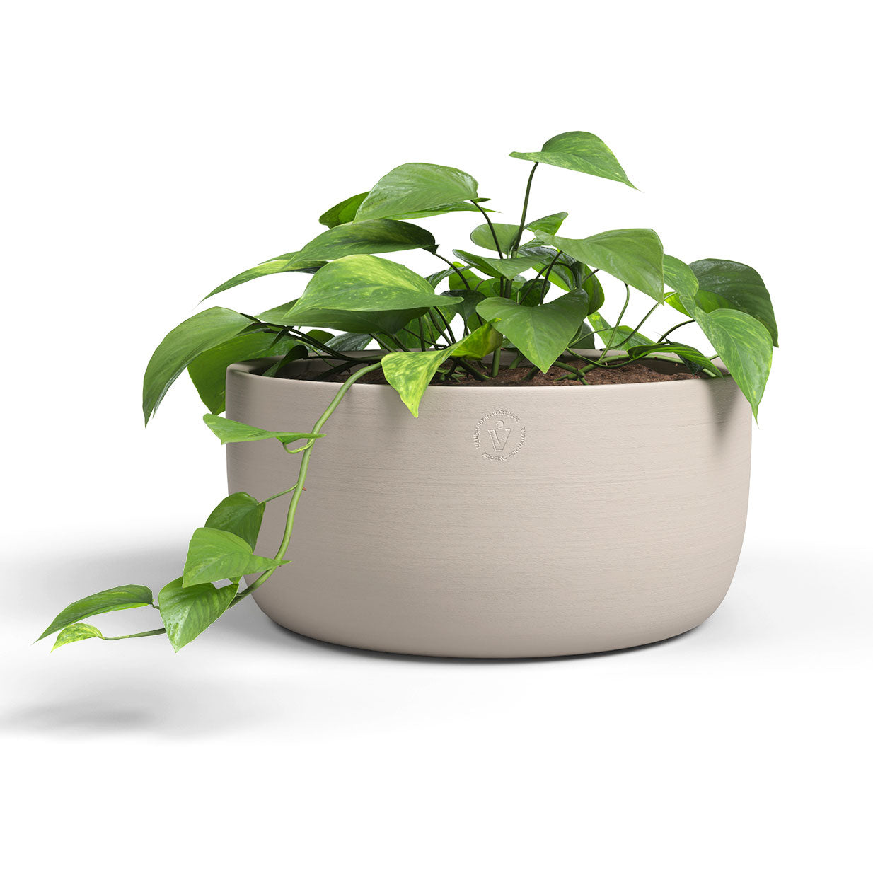 Urania Ceramic Bowl Beige 30cm