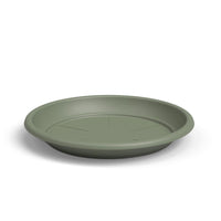 Round Plastic Saucer Dry Green 18cm