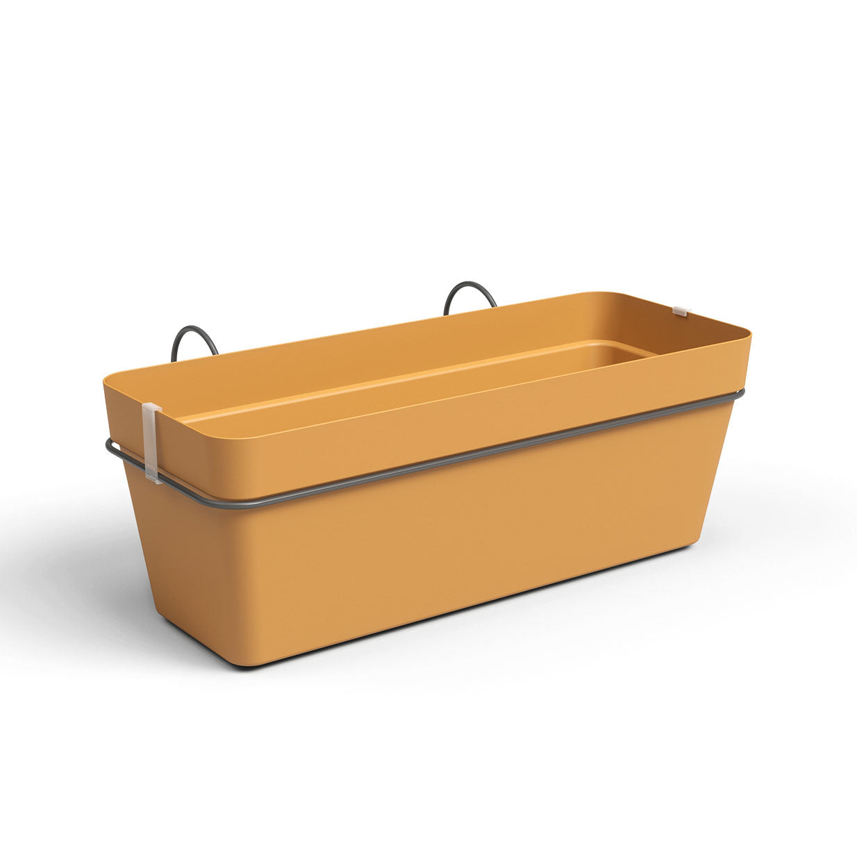 Capri Balcony Plant Box Water Reserve Kit Yellow 50cm