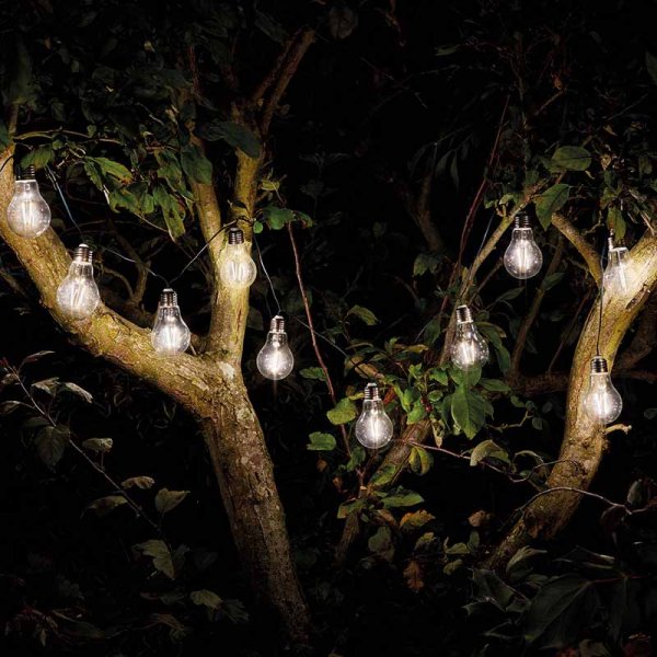 Eureka! Retro Solar String Lights