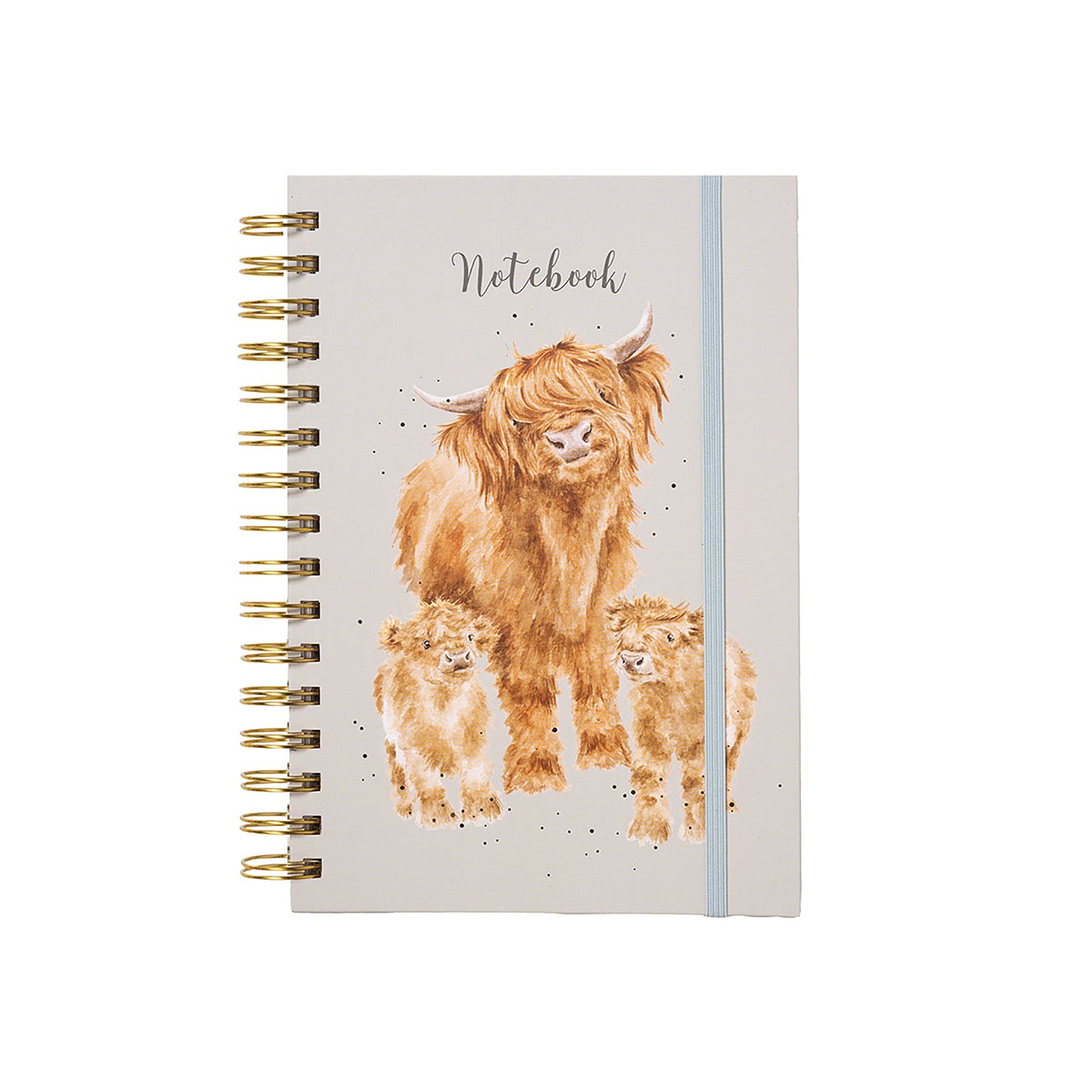 A5 Highland Cow Notebook - Highland Coo