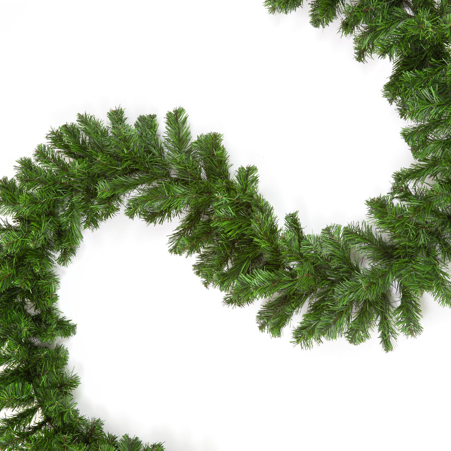 9ft Luxury Colorado Pine Christmas Garland | Realistic Greenery for Mantels & Stairs