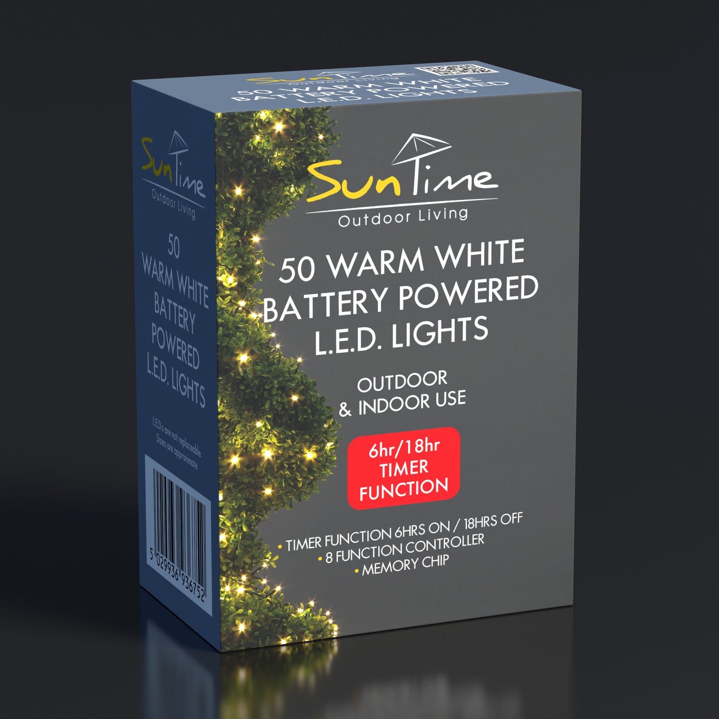 50 LED Battery Operated String Lights with Timer & 8 Function