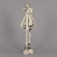 Standing Christmas Mouse Decoration | 60cm Plush Figure with Long Legs