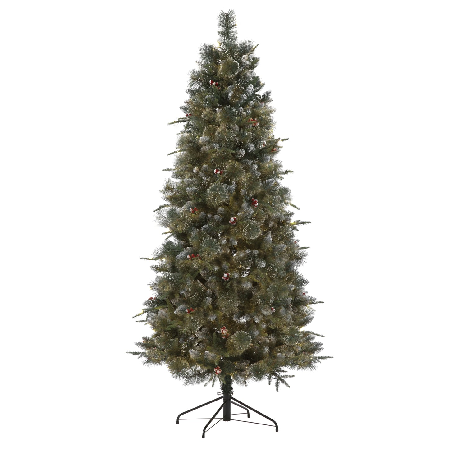 6ft Minnesota Spruce Berry PE Mix Artificial Christmas Tree (180cm)