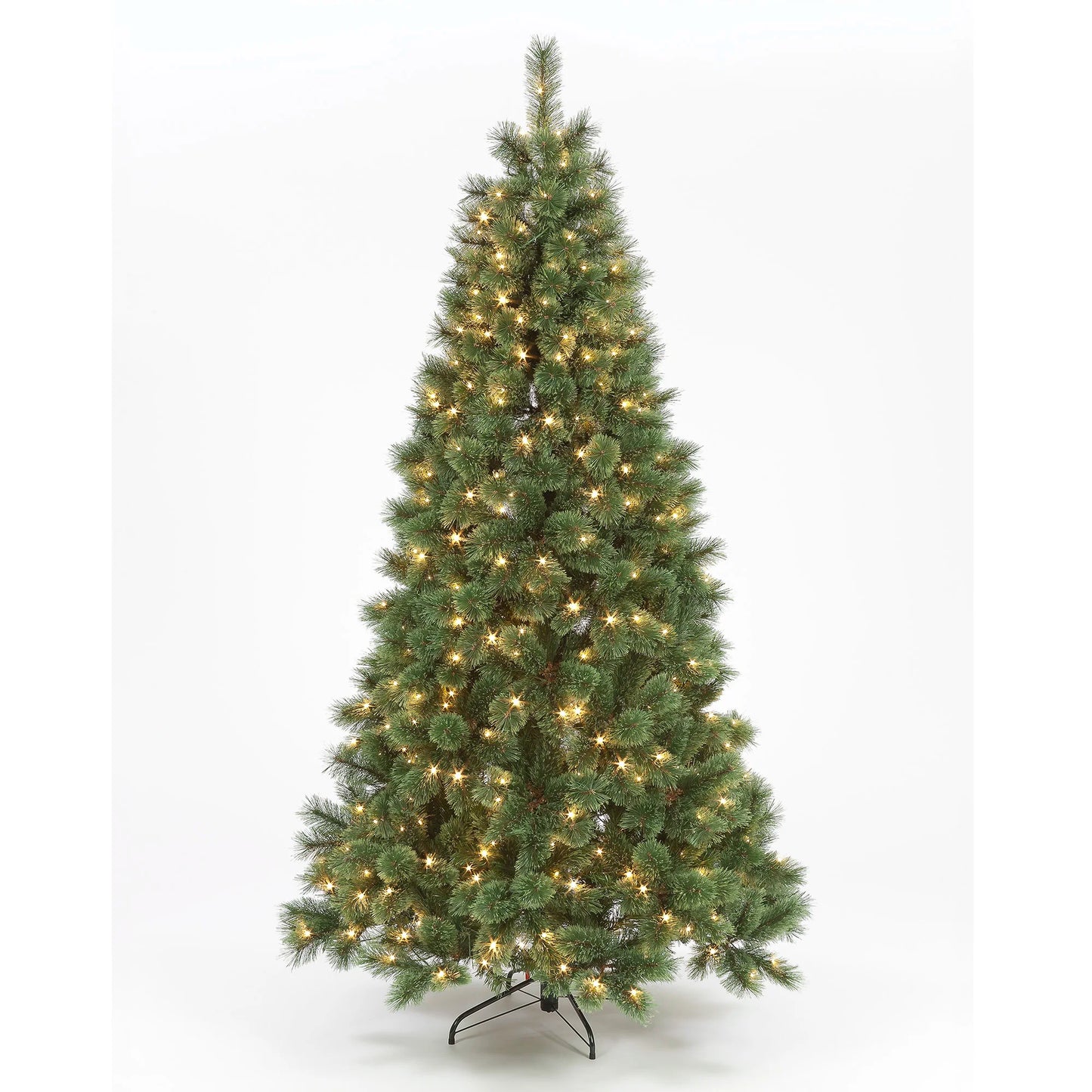 7.5ft Pre-Lit Baltimore Pine Artificial Christmas Tree (225cm)