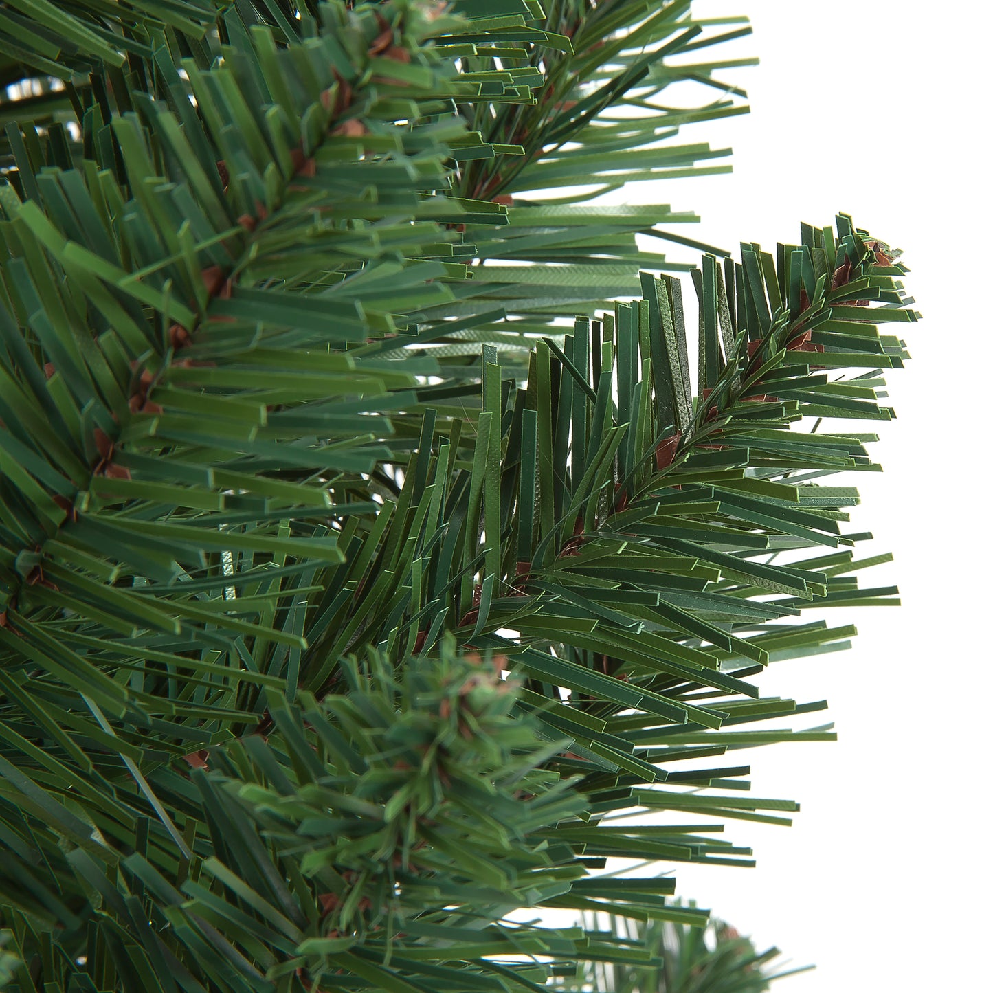 7ft Green Pencil Pine Artificial Christmas Tree - Slim & Space-Saving Design